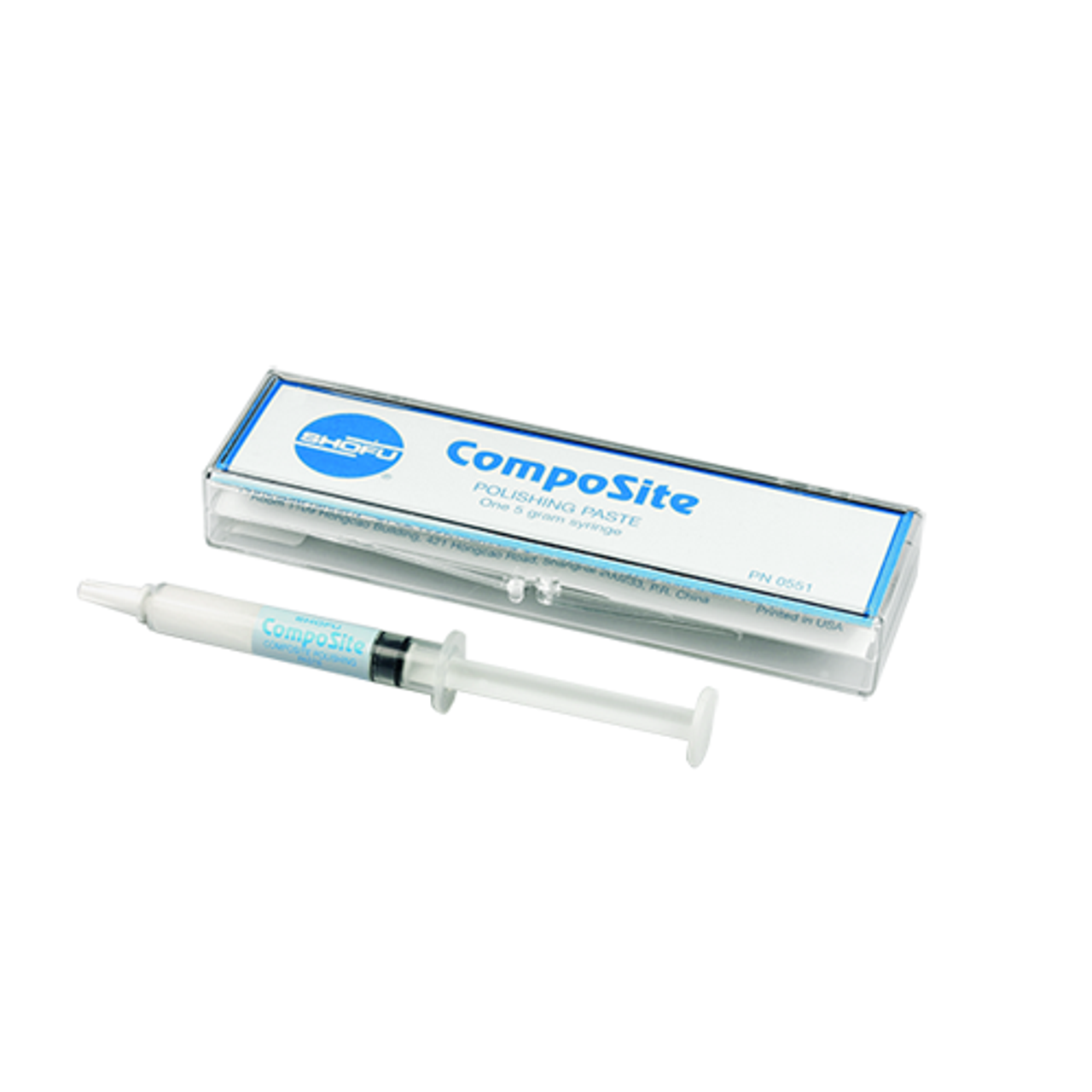 Shofu Dental 0551 CompoSite Polishing Paste Syringe 5 Gm Shofu Dental 0551 CompoSite Polishing Paste Syringe 5 Gm
